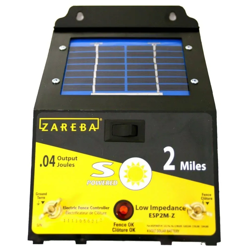 Zareba ESP2M-Z 2-Mile Solar Fence Charger