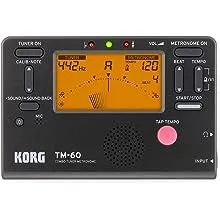 Korg TM60BK Tuner Metronome, Black