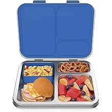 Bentgo - Kids Stainless Steel Leak-Resistant Lunch Box - Blue