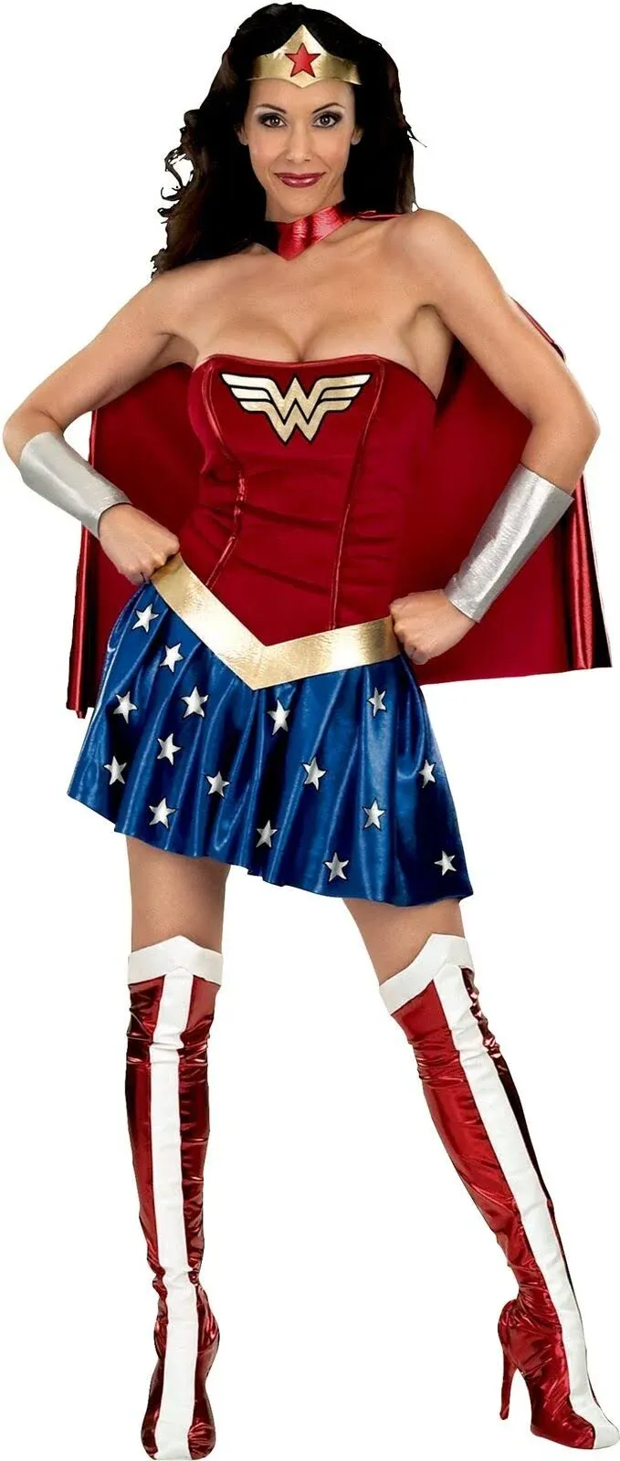 Women&#8217;s Deluxe Wonder Woman&#8482; Costume - Small