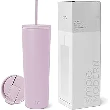 Simple Modern Insulated Tumbler with Lid and Straw | Iced Coffee Cup Reusable Stainless Steel Water Bottle Travel Mug | Gifts for Women Men Her Him | Classic Collection | 28oz | Sea Glass Sage