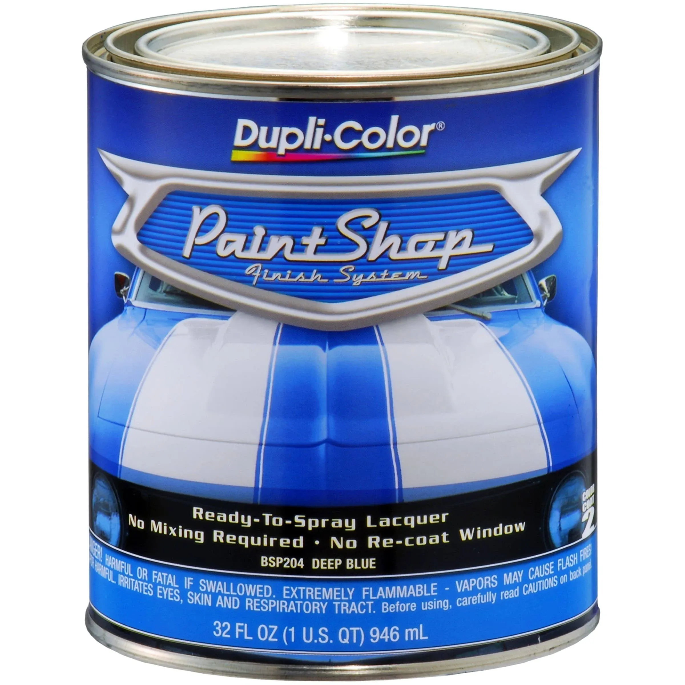 Dupli-Color BSP204 Deep Blue Metallic Paint Shop Finish System - 32 oz.