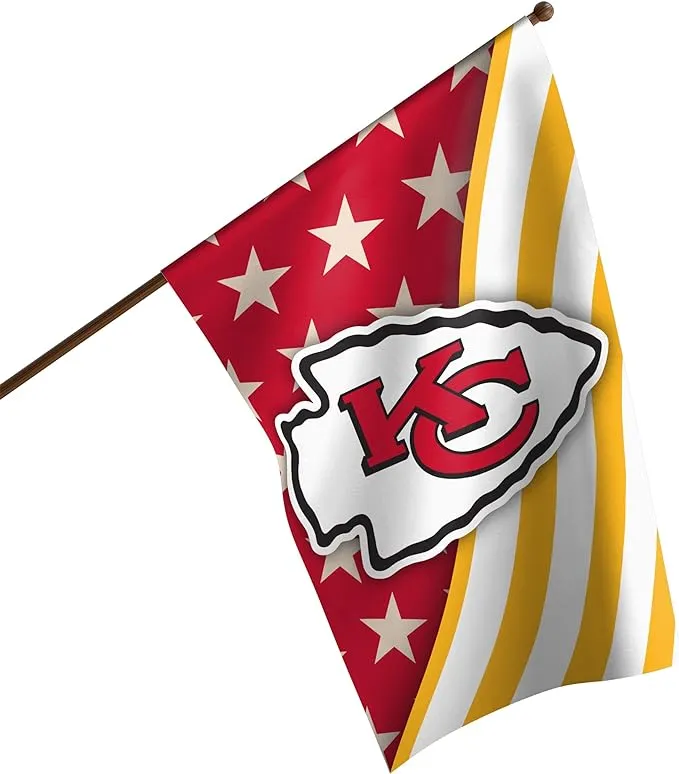 FOCO NFL Double Sided Team Logo Vertical Flag (40" x 28")