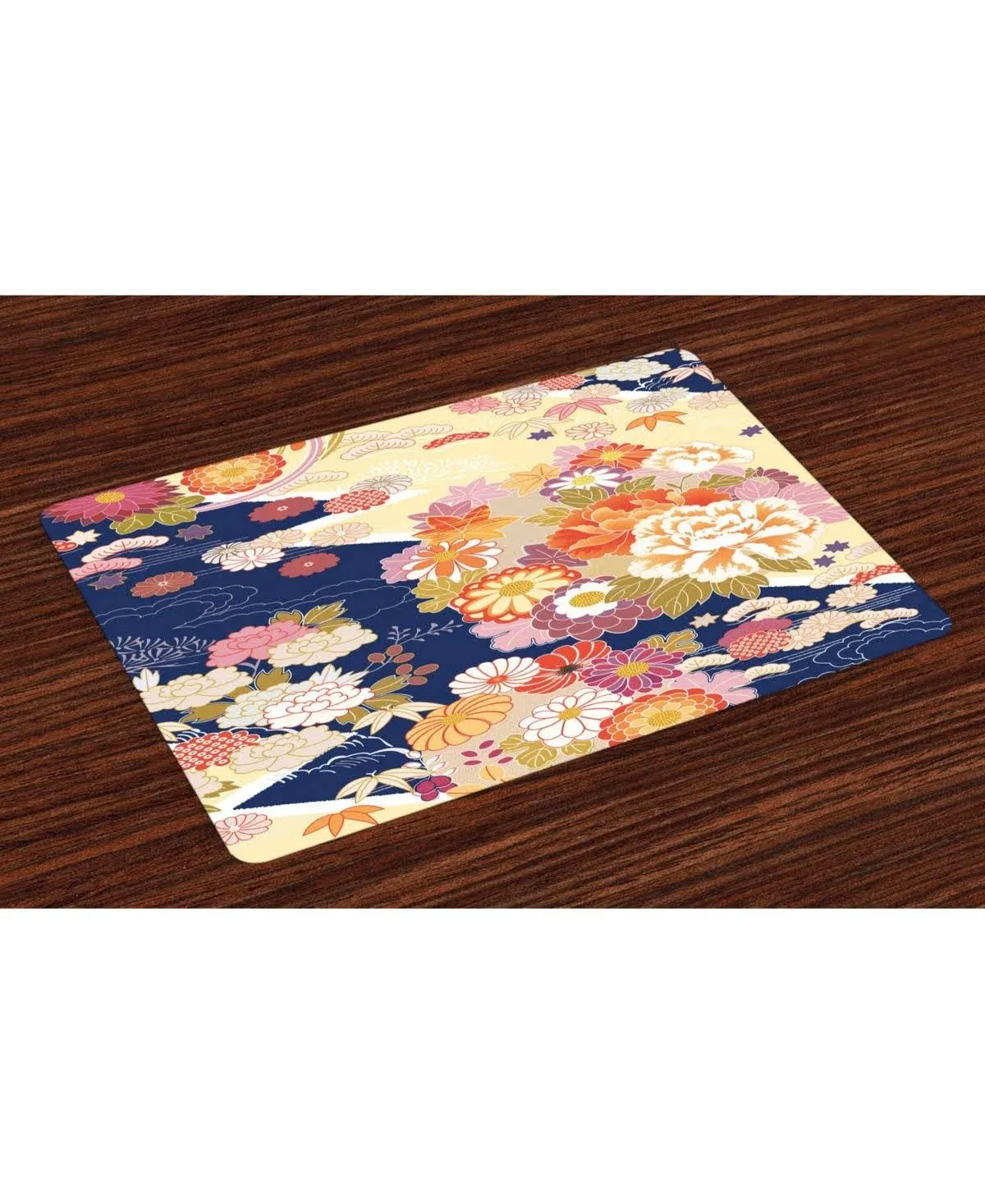 Japanese Place Mats, Set of 4