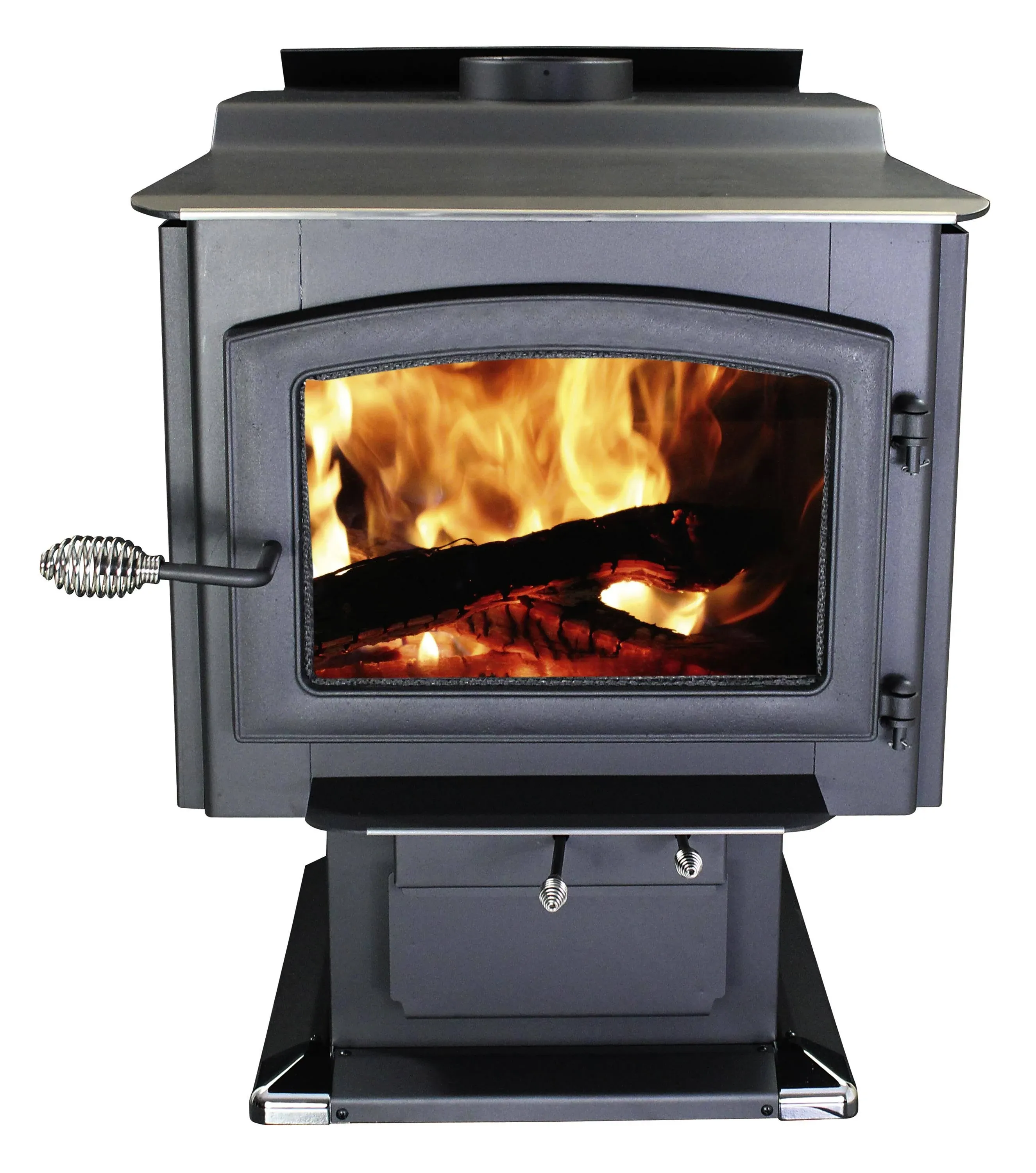 Ashley 3,200 Sq. ft. Large Pedestal Wood Stove - AW3200E-P