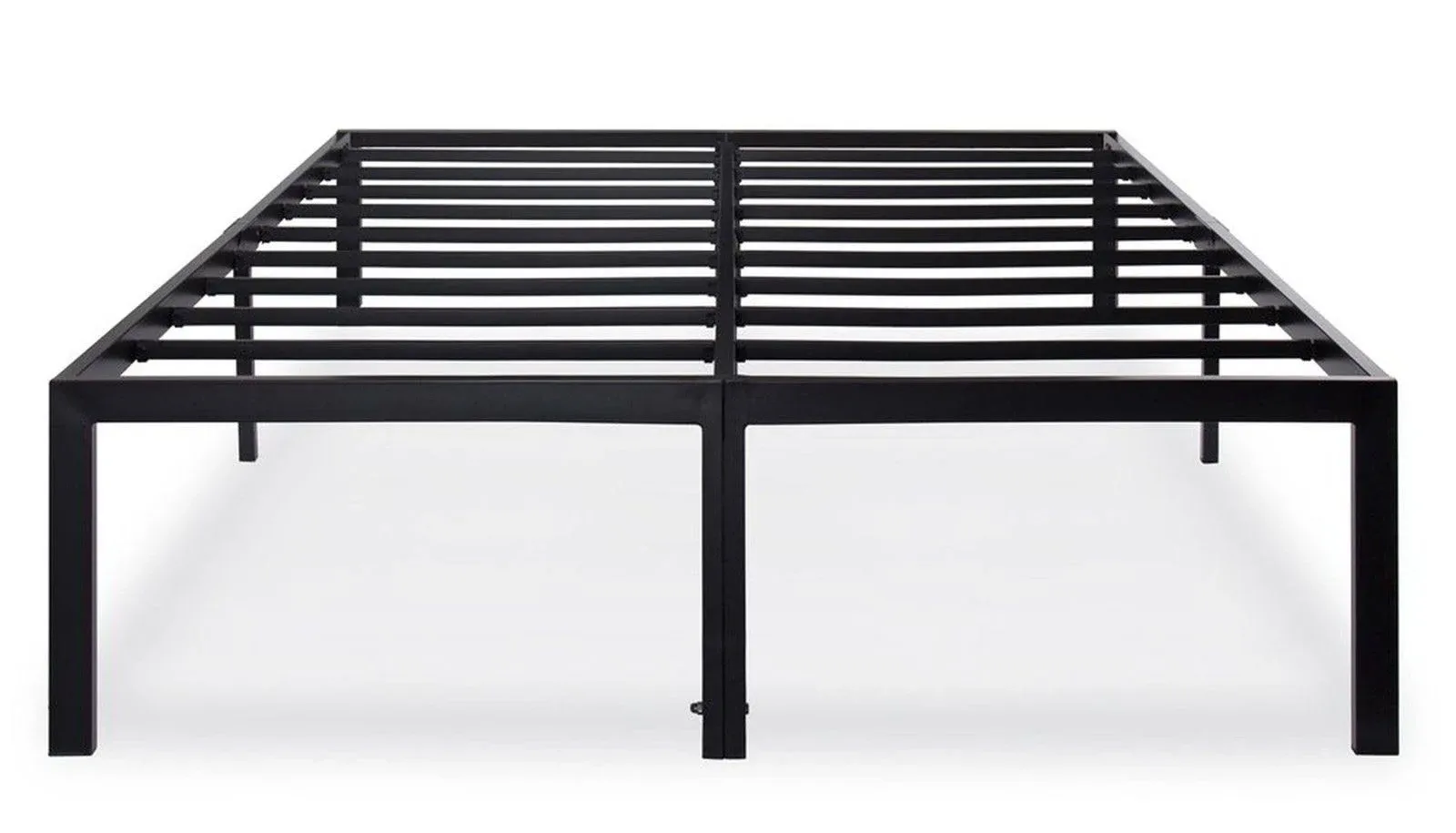 Olee Sleep 18 inch Heavy Duty King Steel Slat, No Box Spring Needed, Metal, Black