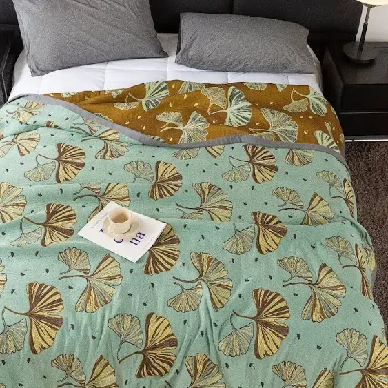 Special-shaped Blanket, Ginkgo Leaf Blanket, Sofa Blanket, Quilt, Single Bedding