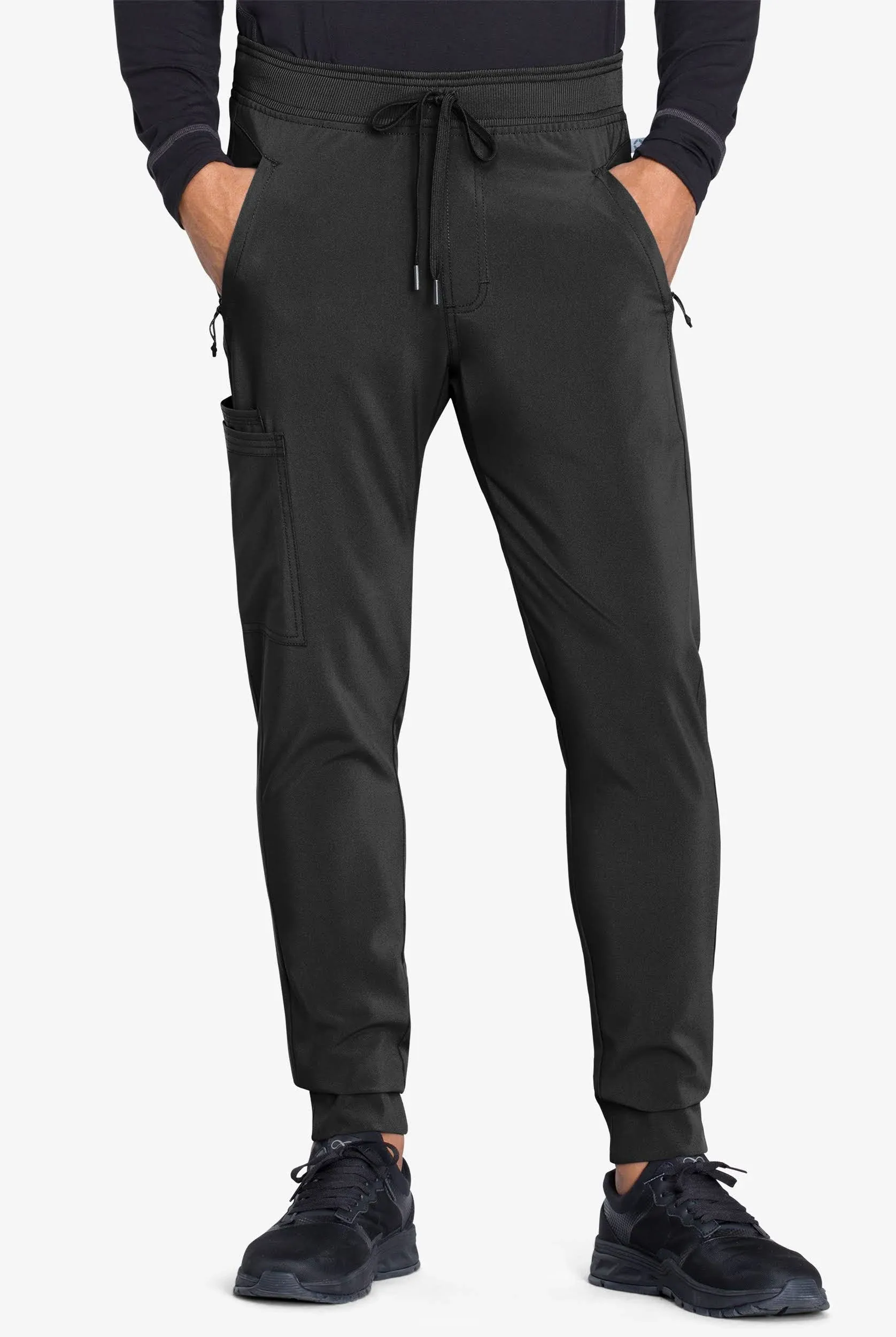 Infinity Cherokee Men's Jogger Pants with Drawstring Waist Mid Rise 5 Pockets Bottoms CK004A