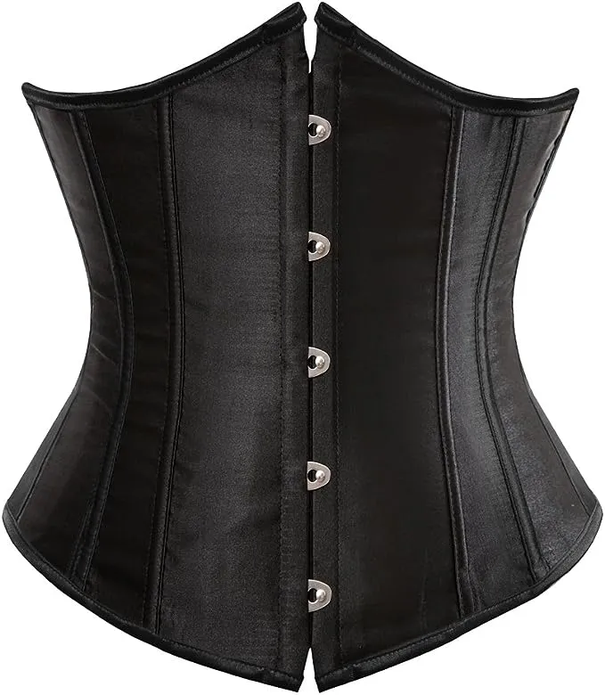 frawirshau Women's 9427 Lace Up Boned Underbust Waist Trainer Corset