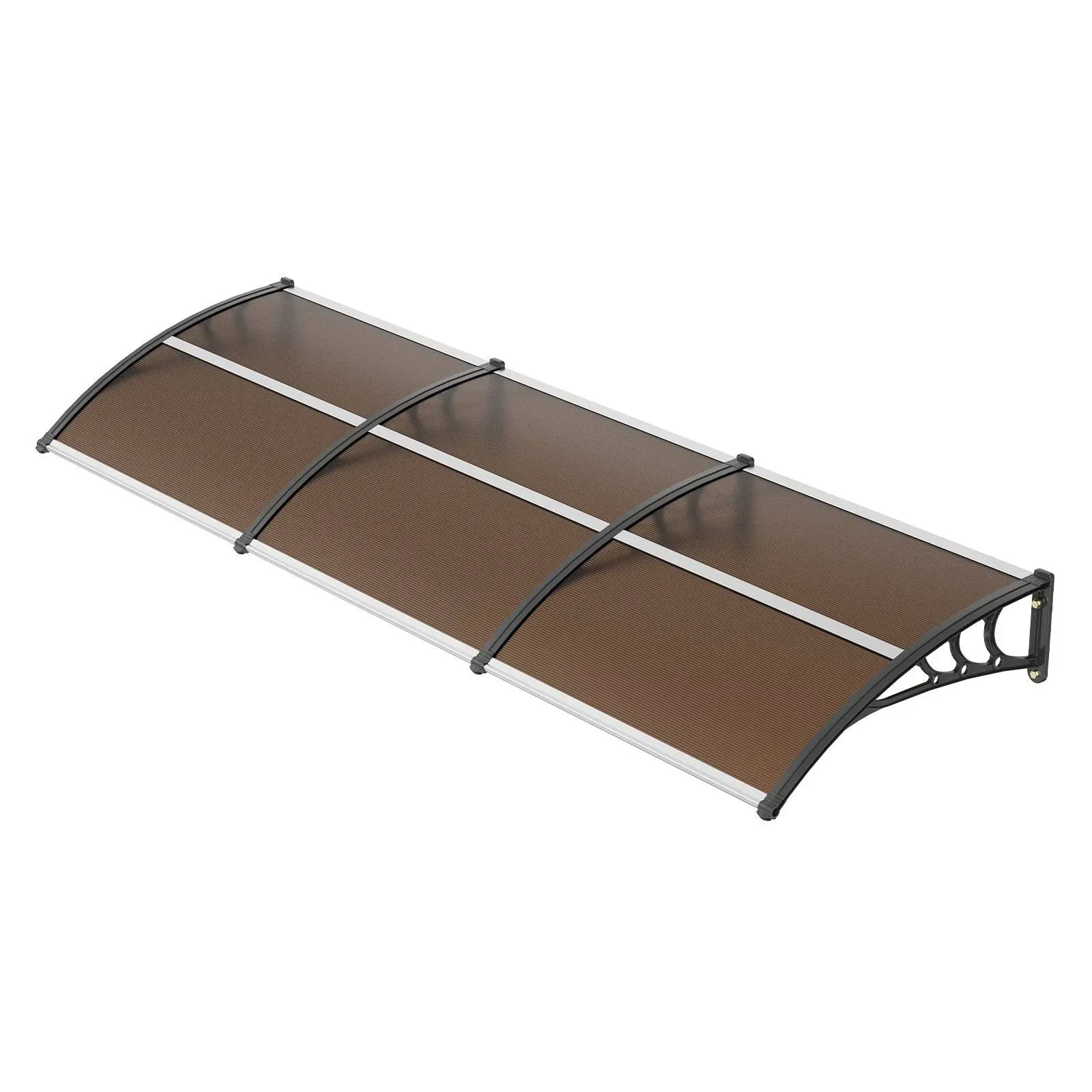 VEVOR 40 x 80 in. Window Door Awning Canopy UPF 50 Plus Polycarbonate Entry Door Outdoor Window Awning Exterior