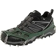 Kahtoola MICROspikes Footwear Traction for Winter Trail Hiking & Ice Mountaineering - Small - Forest Green