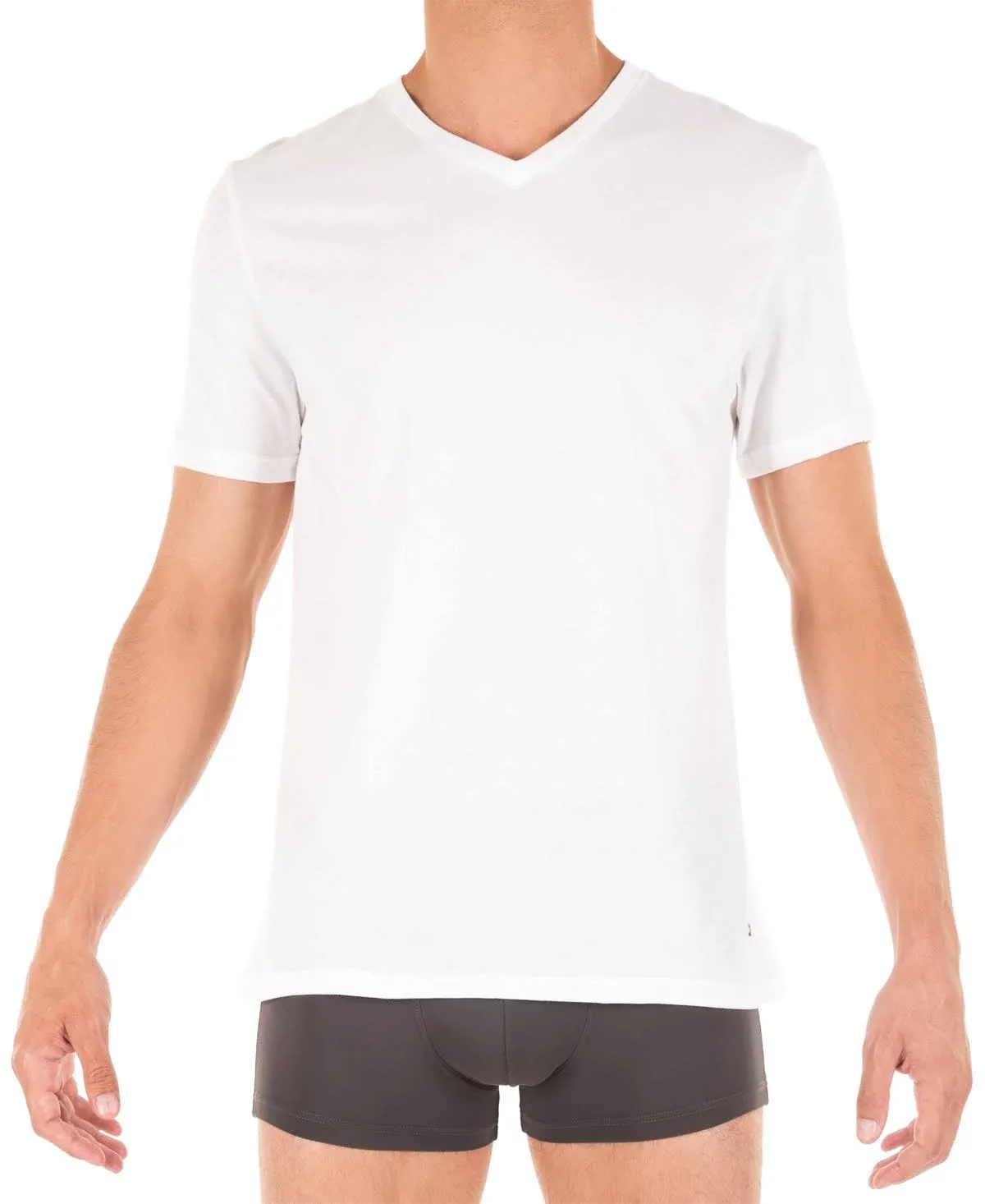 Tommy Hilfiger Men&#039;s 3 Pack White Cotton Classic Crew Neck Tee T-Shirts MEDIUM