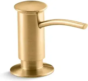 Kohler 1895-C-2MB K-1895-C-2<B Contemporary Design Soap/Lotion Dispenser, Vibrant Brushed Moderne Brass