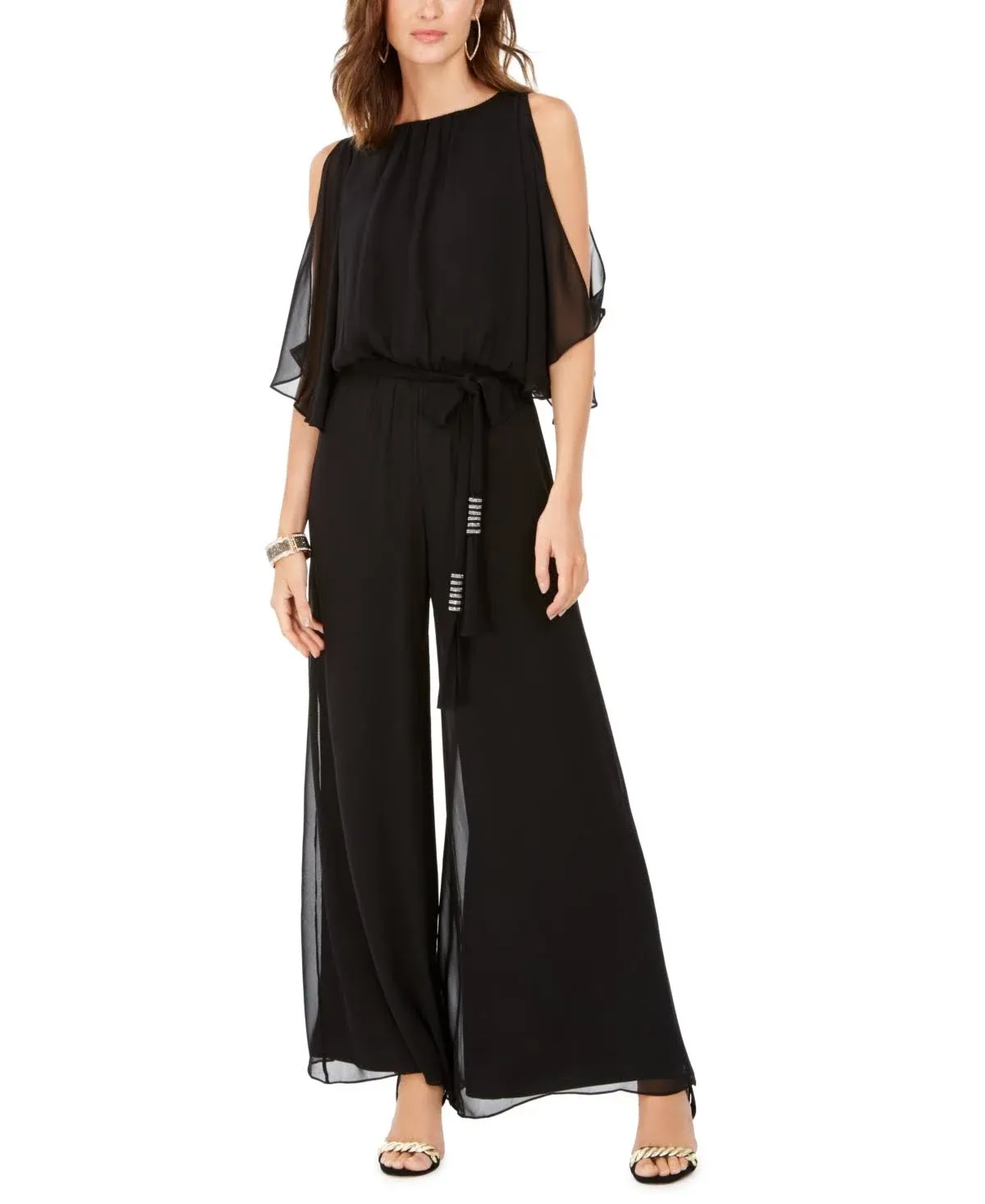 Msk Blouson Jumpsuit - Black