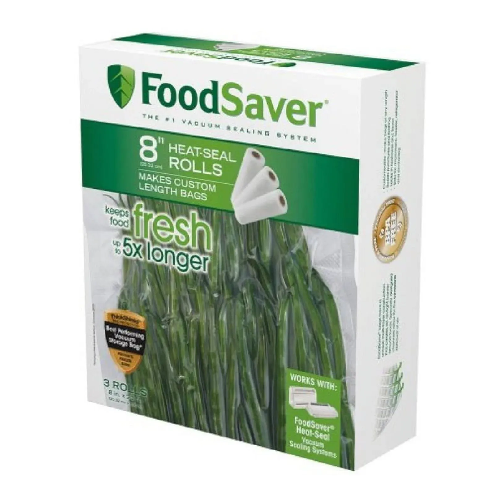 Foodsaver 8" x 20' Vacuum Seal Roll - 3 Pack