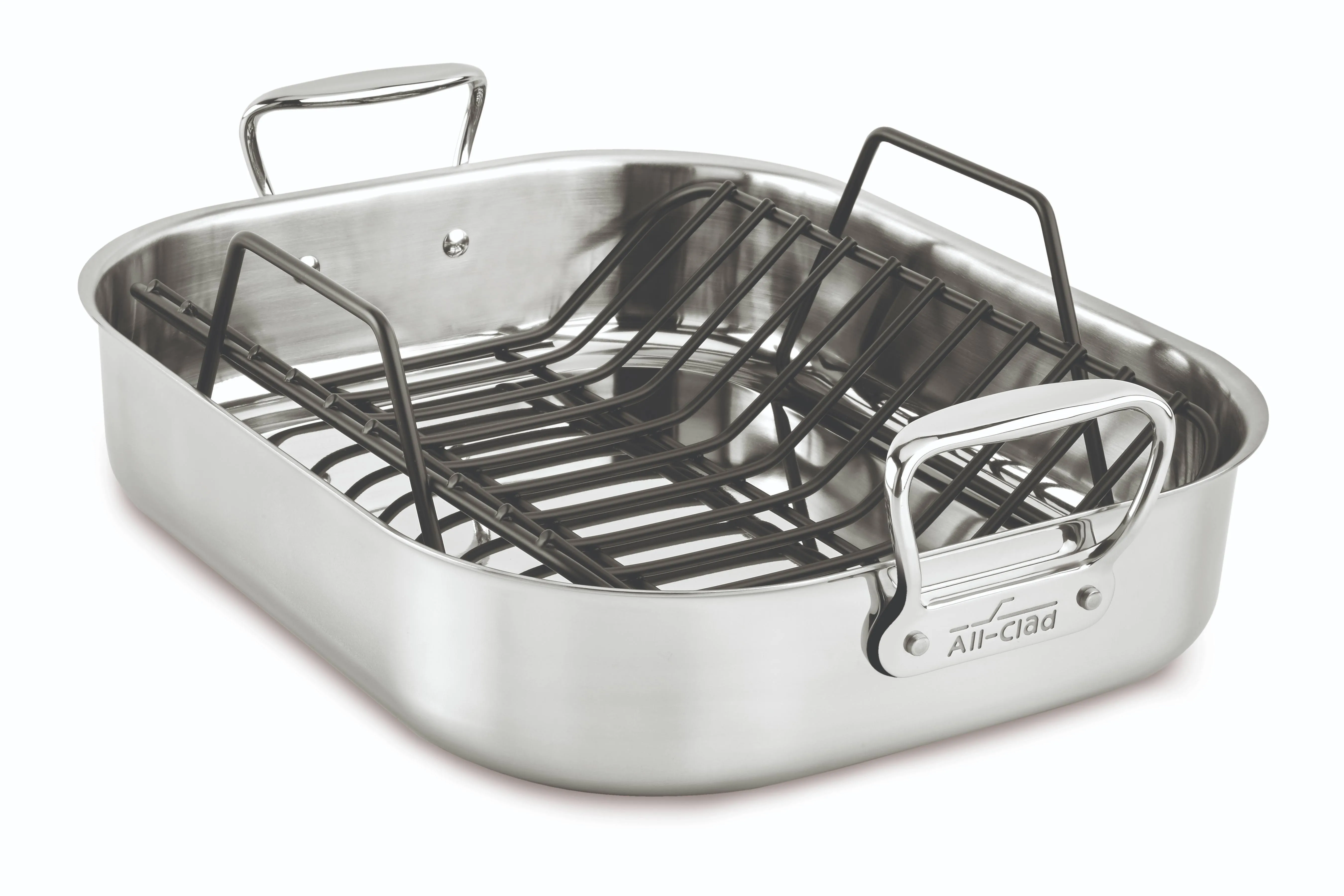 All-Clad ® Stainless Steel Large 16" Roaster with Rack