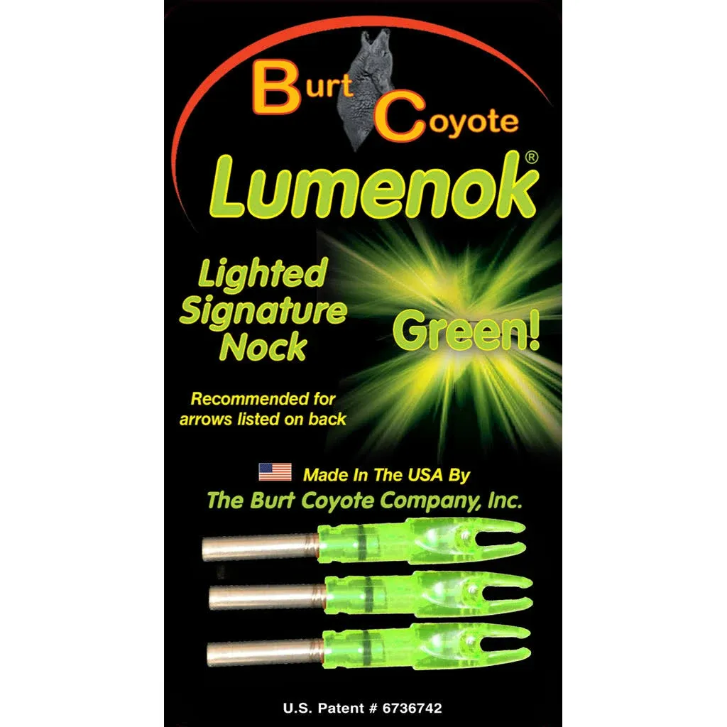 Lumenock Lights Green S Lighted Nock SL3G 