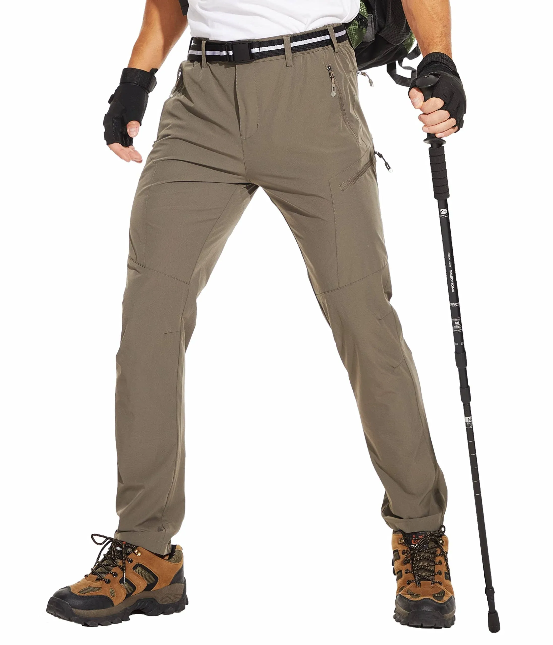 NATUVENIX Hiking Pants for Men, Quick Dry Travel Pants Men for Stretch Work Pants ...