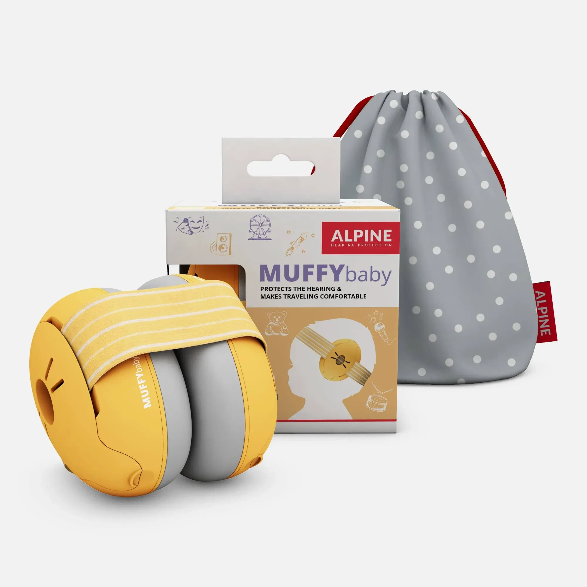 Alpine Muffy Baby Ear Protection for Baby and Baby Up to 36 Months