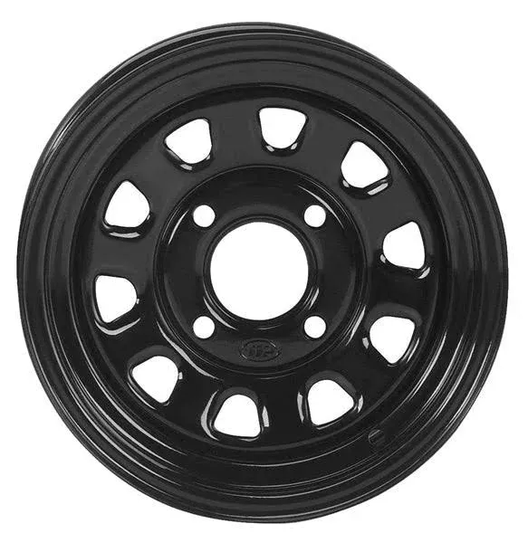 Itp Delta Steel Wheel - 14x7 - 4/110 5+2 - Black - 1425553014B