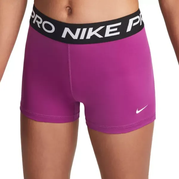 Nike Pro Women's 3" Shorts Royal/White / XL