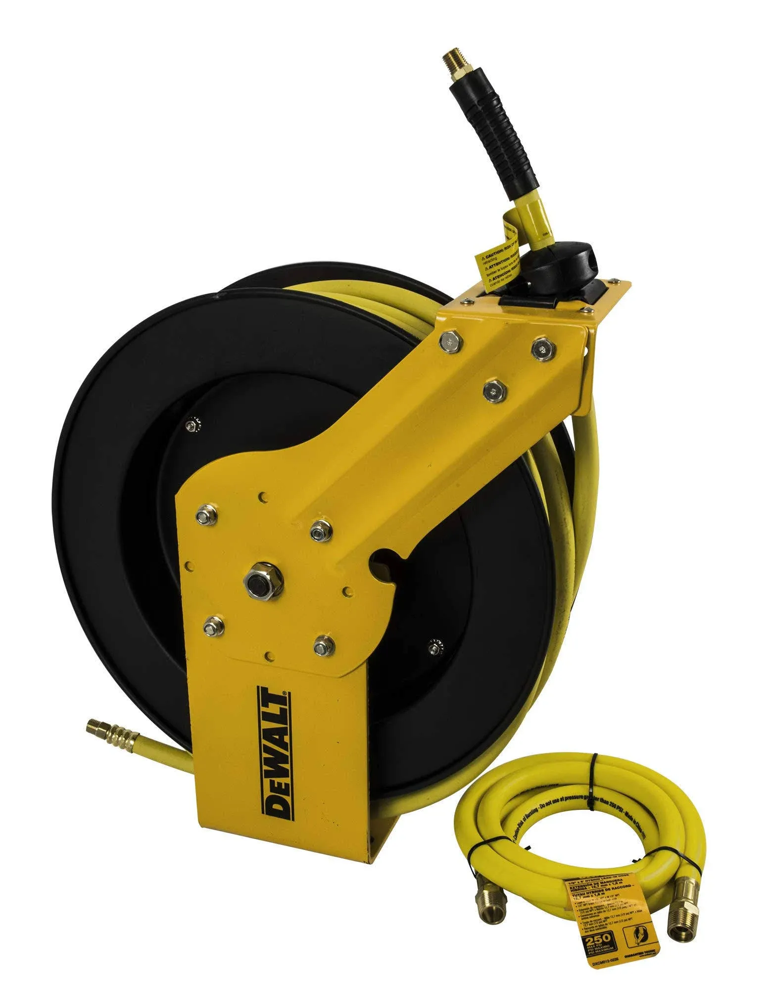 DeWalt DXCM024-0374 3/8" x 50' Single Arm Auto Retracting Air Hose Reel