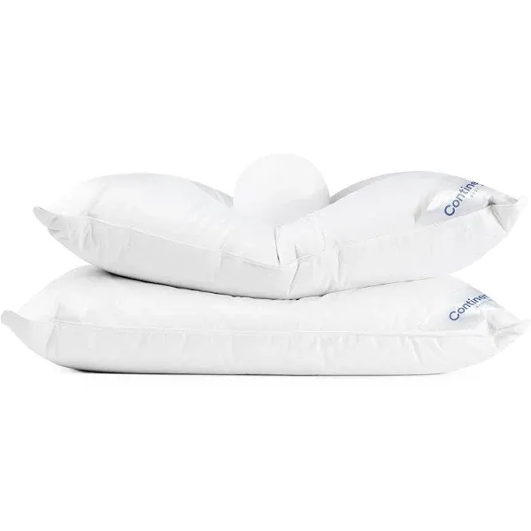 Soft White Goose Down Pillow 2 Pack King Size 20 x 36 in 30 oz 550 Fill Power