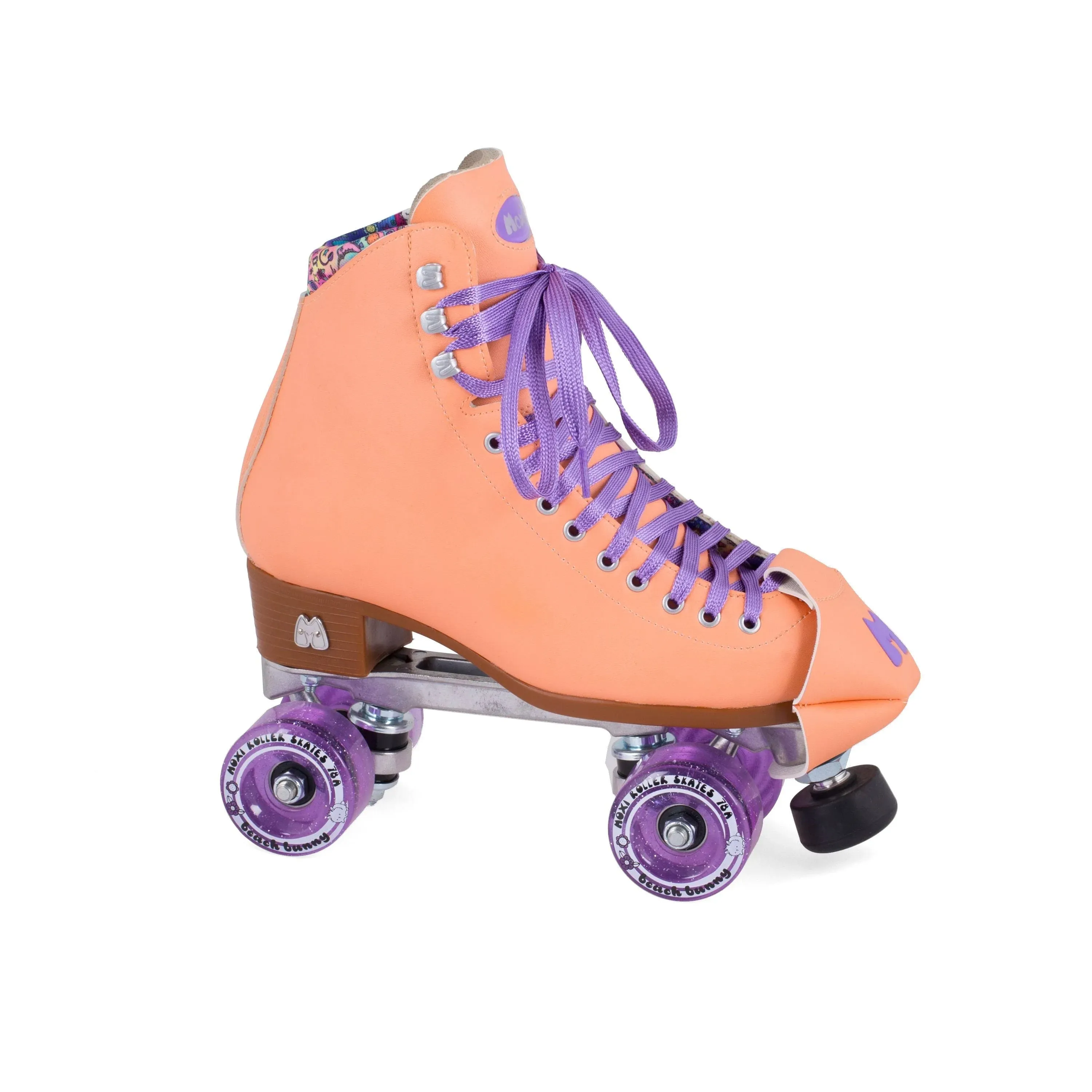 Moxi Beach Bunny Roller Skates - Peach Blanket 8