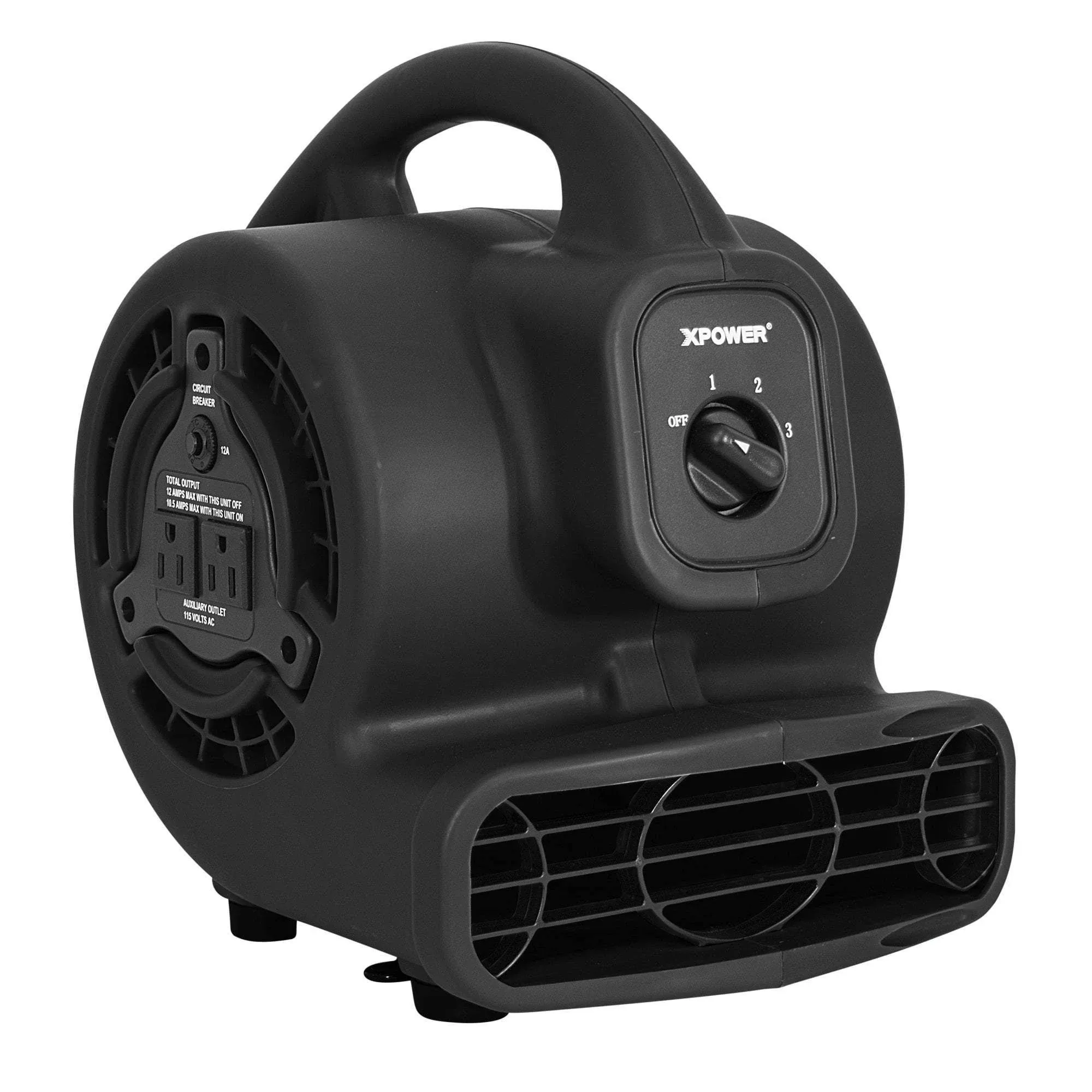 XPOWER P-80A Mighty Mini Air Mover 600 CFM Blue