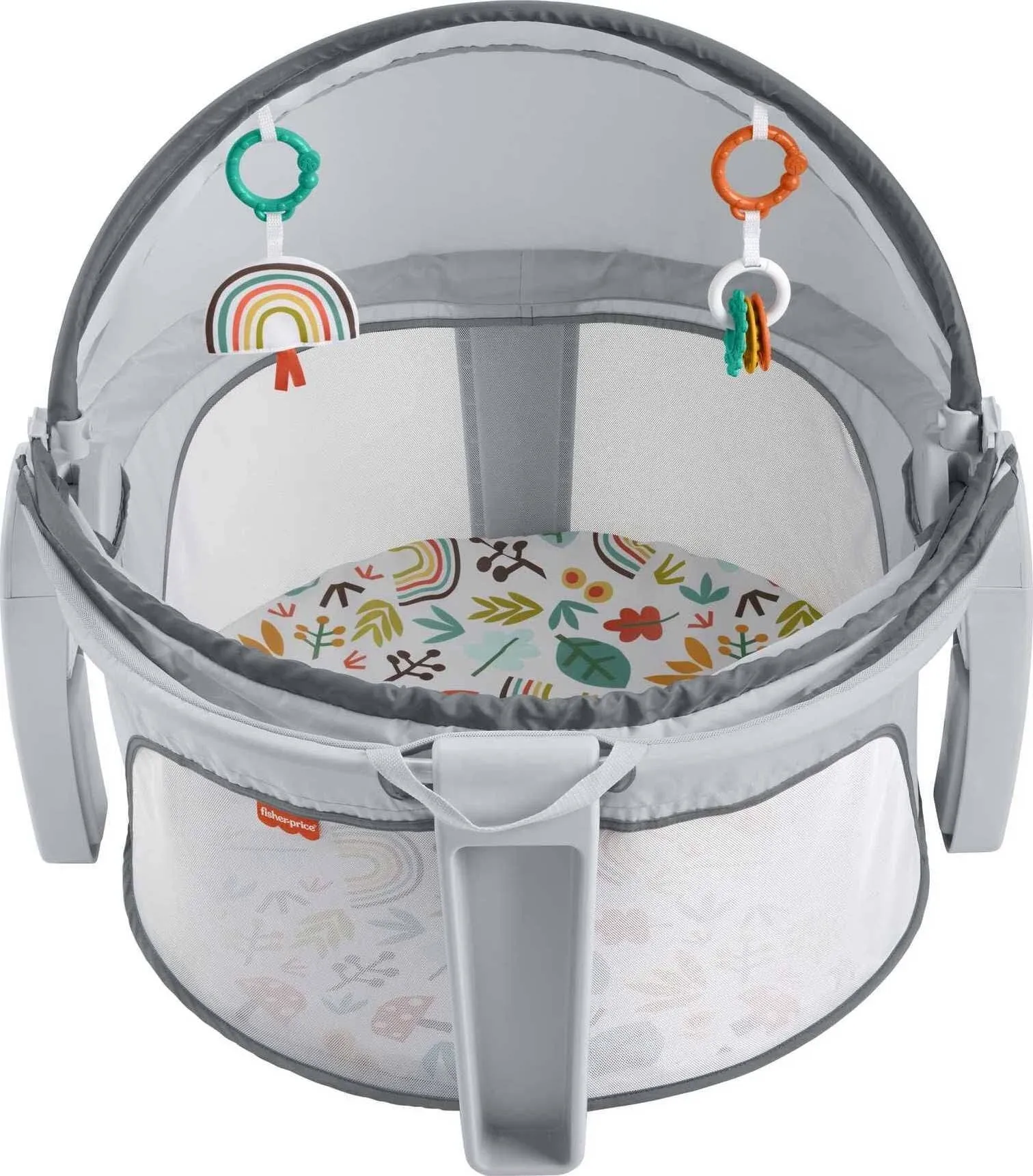 On-the-Go Baby Dome Portable Bassinet and Play Space with Toys,Brand New