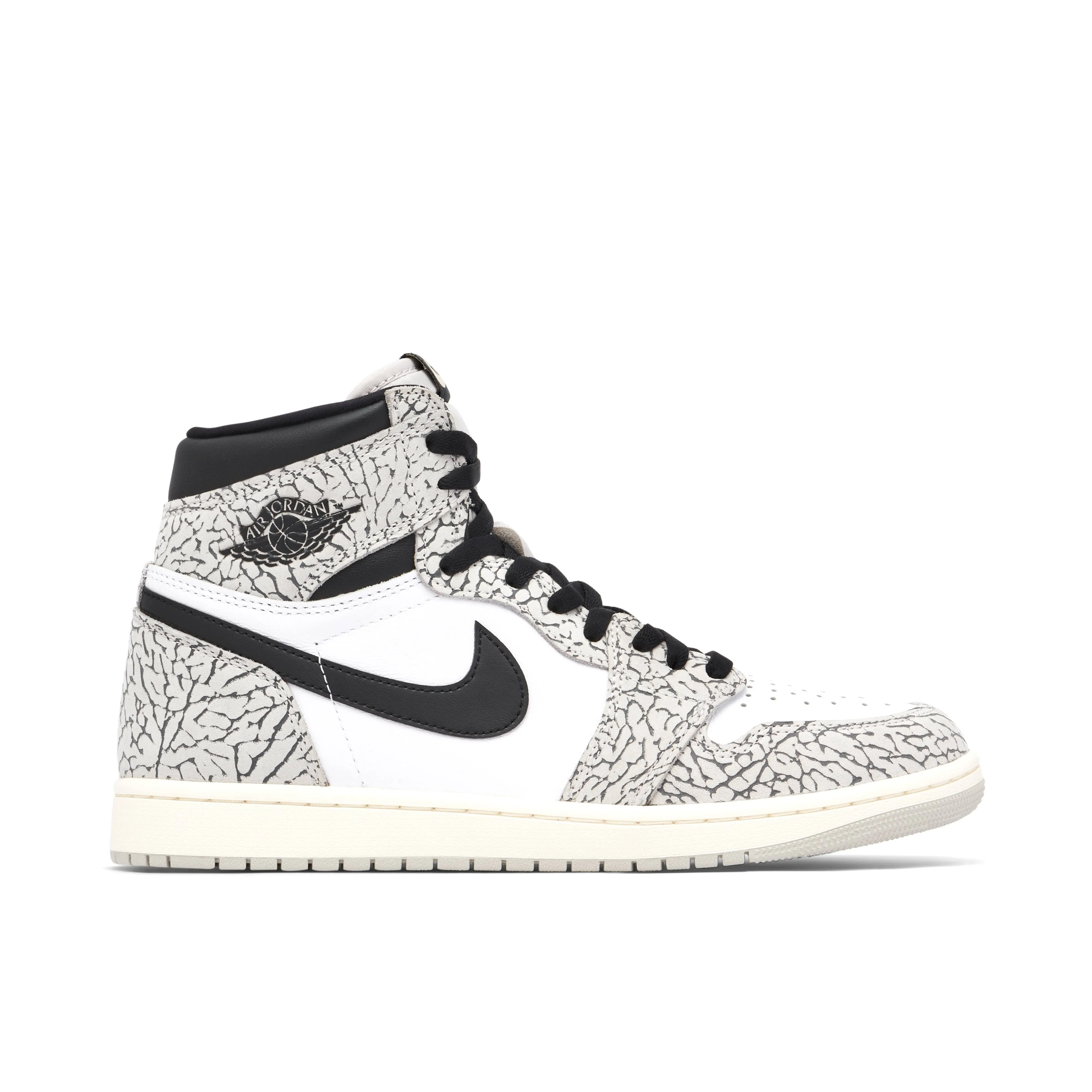 Air Jordan 1 Retro High OG White Cement Grey / 10