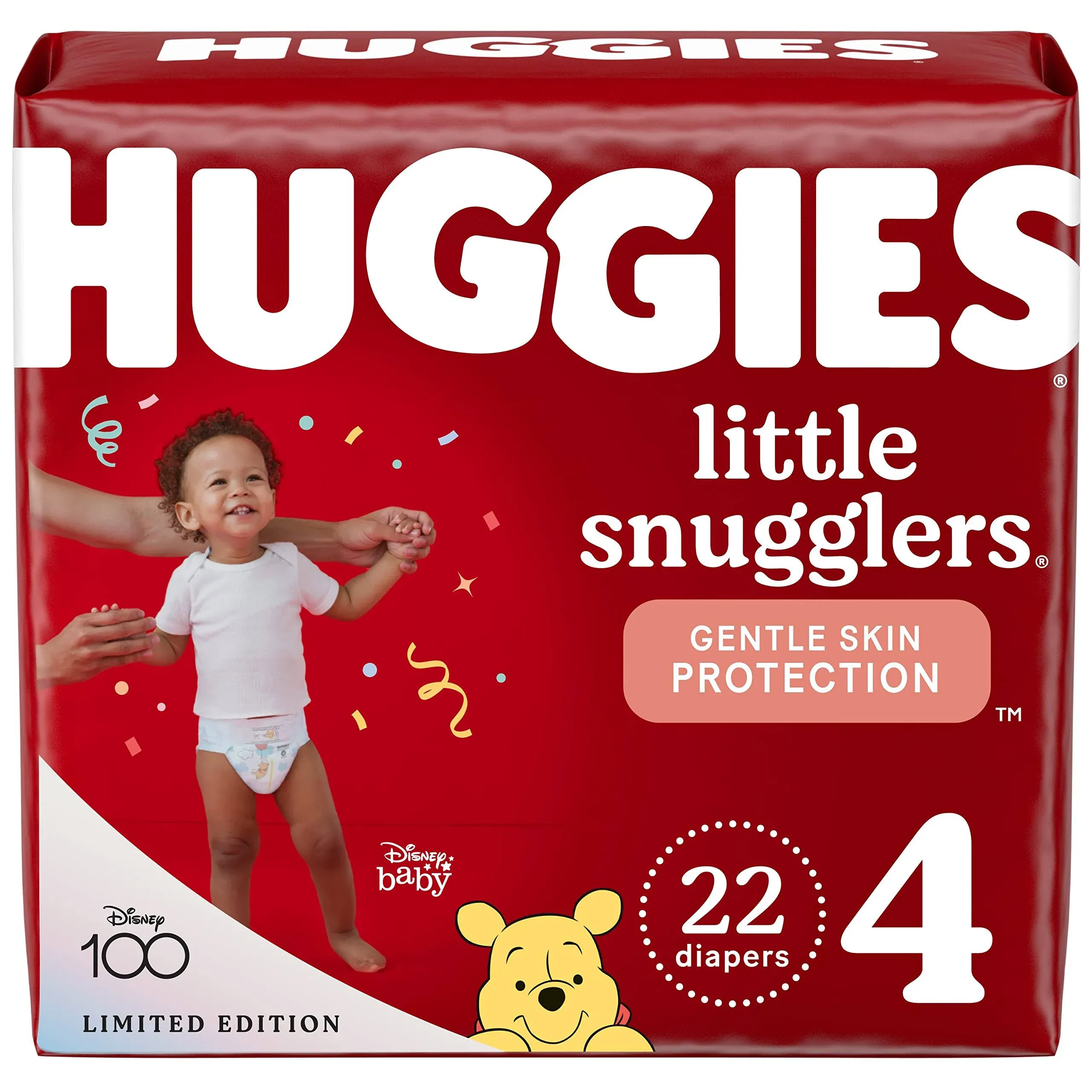 Huggies Little Snugglers Diapers, 4 (22-37 Pounds) - 22 diapers