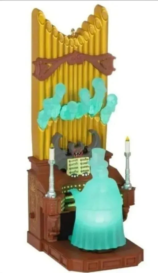 Victor Geist Hallmark Keepsake 2023  Haunted Mansion Light &amp; Sound Ornament NEW