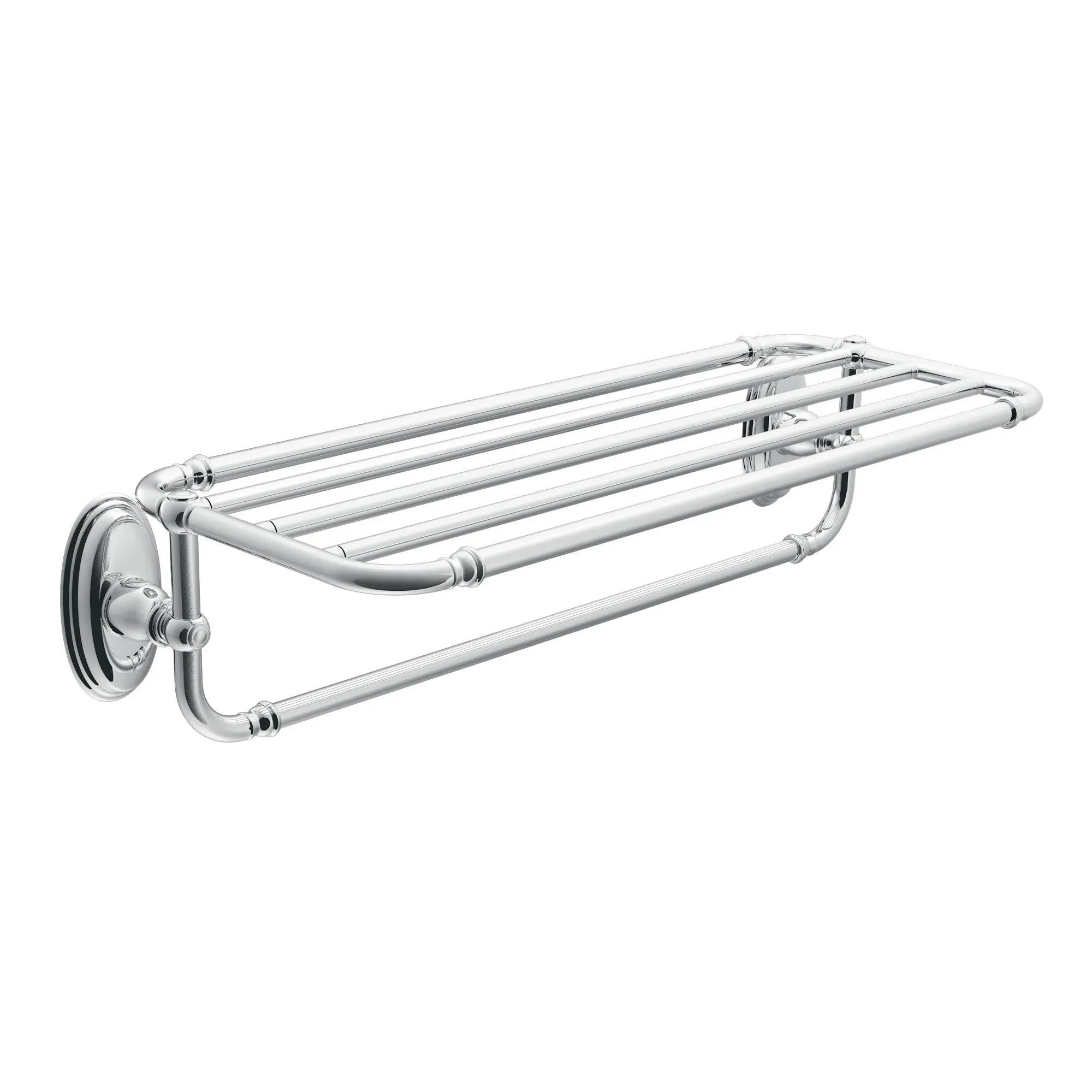 Moen YB5494BN Kingsley Brushed Nickel Towel Shelf