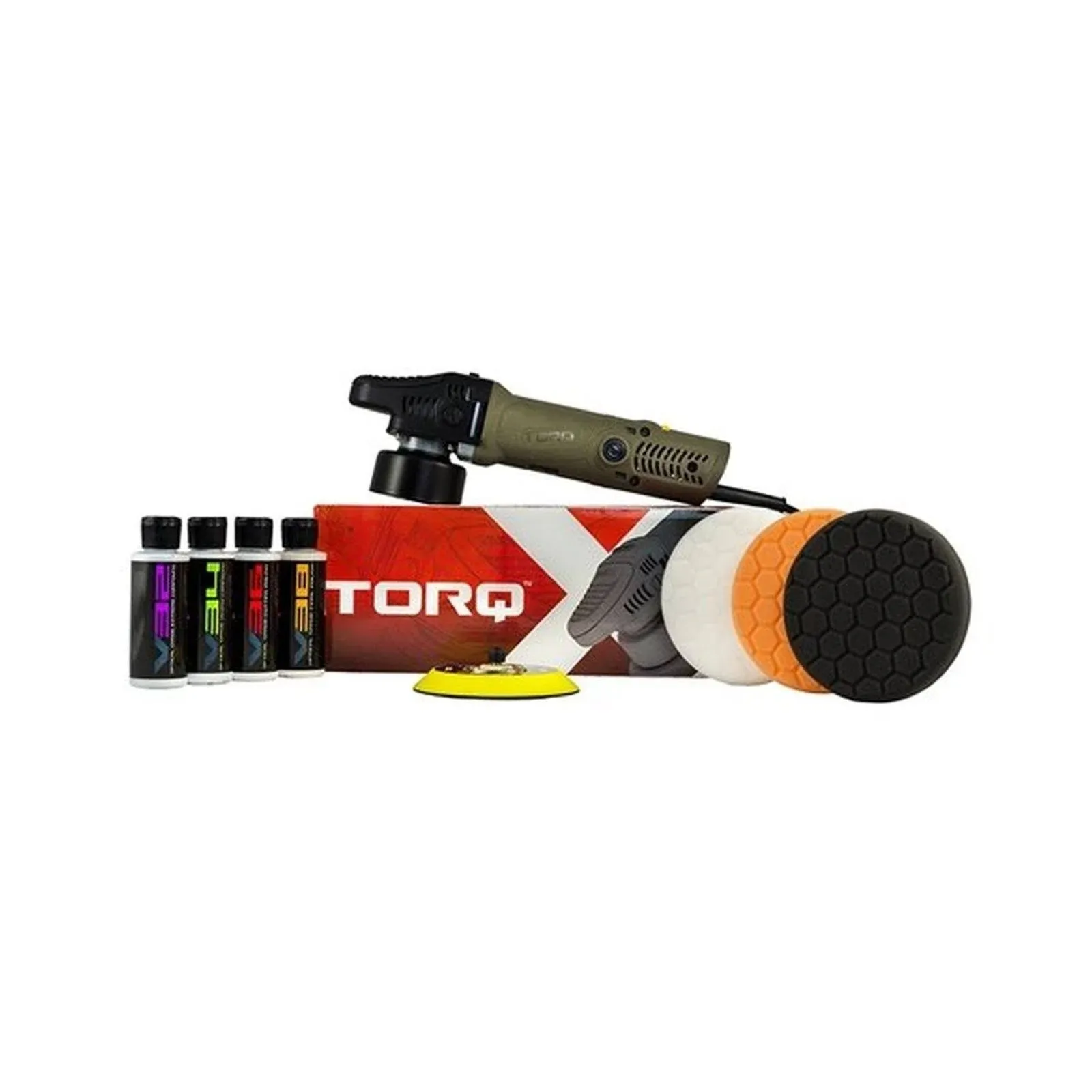 Torq TORQX Random Orbital Polisher Kit (9 Items)