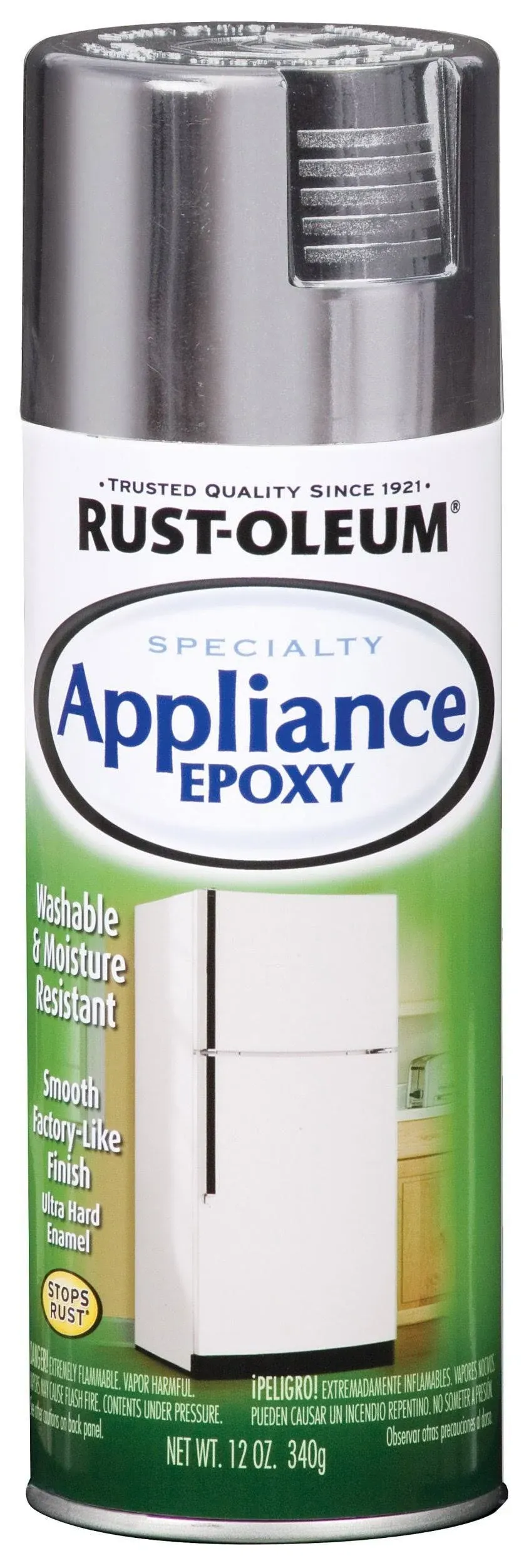 Rust-Oleum Stainless Steel Appliance Epoxy Spray, 12 oz