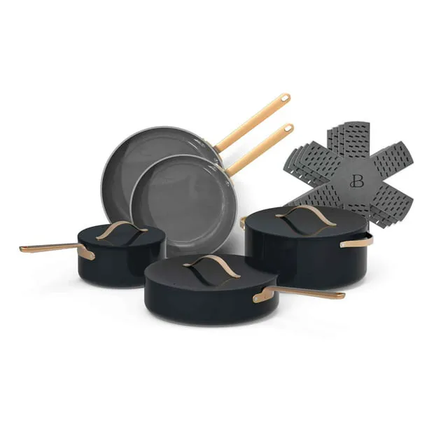 Beautiful 12pc Ceramic Non-Stick Cookware Set