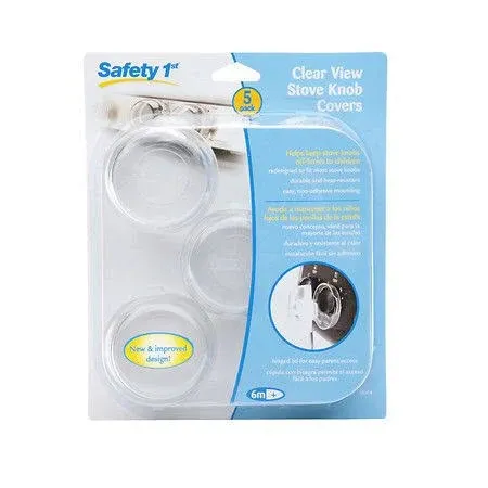 Safety 1st Clear View Stove Knob Covers, Pack of 5 | ANB BABY