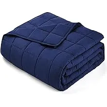 yescool Weighted Blanket for Adults (15 lbs, 60" x 80", Blue) Cooling Heavy Blanket for Sleeping Perfect for 140-160 lbs, Queen Size Breathable Blanket with Premium Glass Bead, Machine Washableyescool Weighted Blanket for Adults (15 lbs, 60" x 80", Blu…