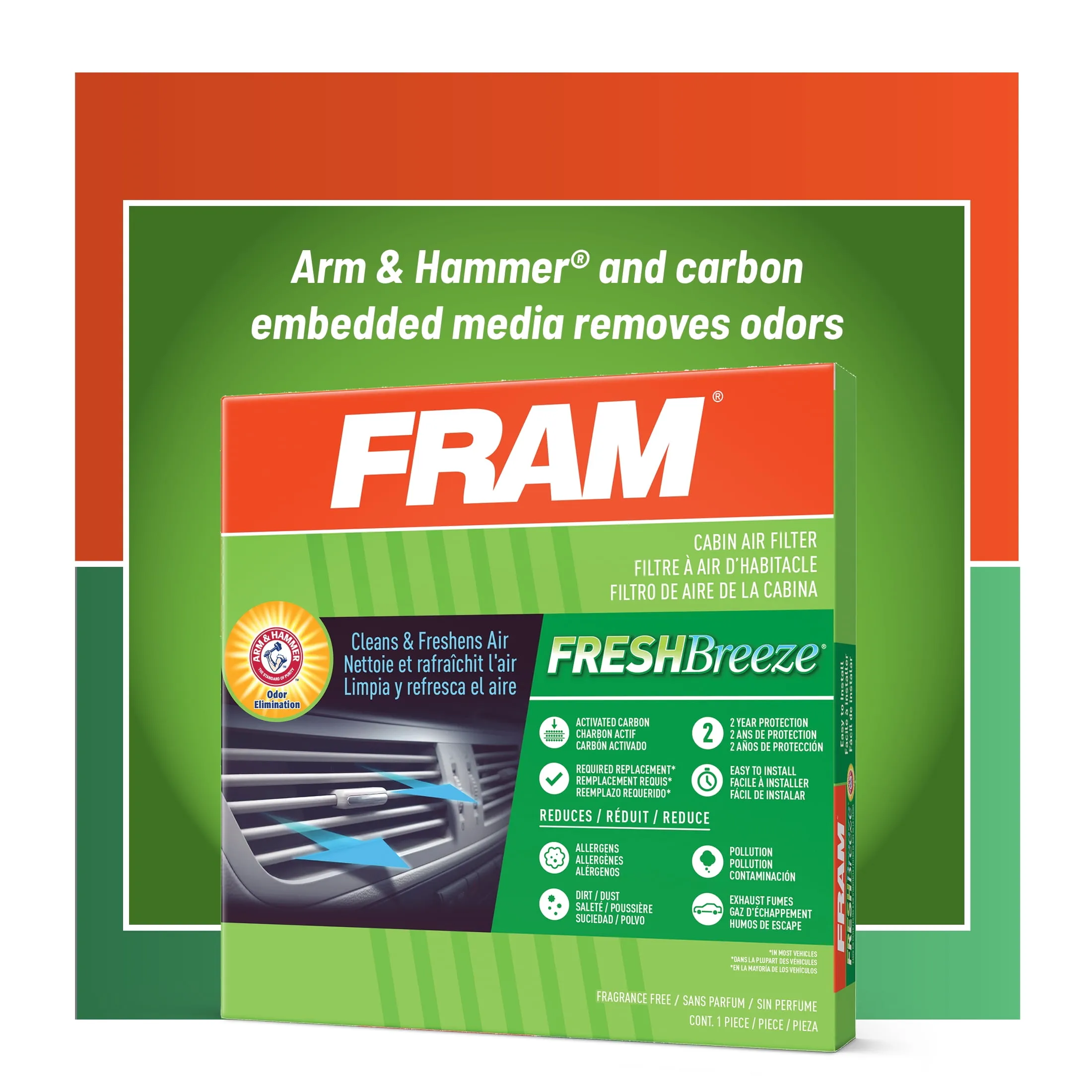 Fram CF8717A - Fresh Breeze Cabin Air Filter