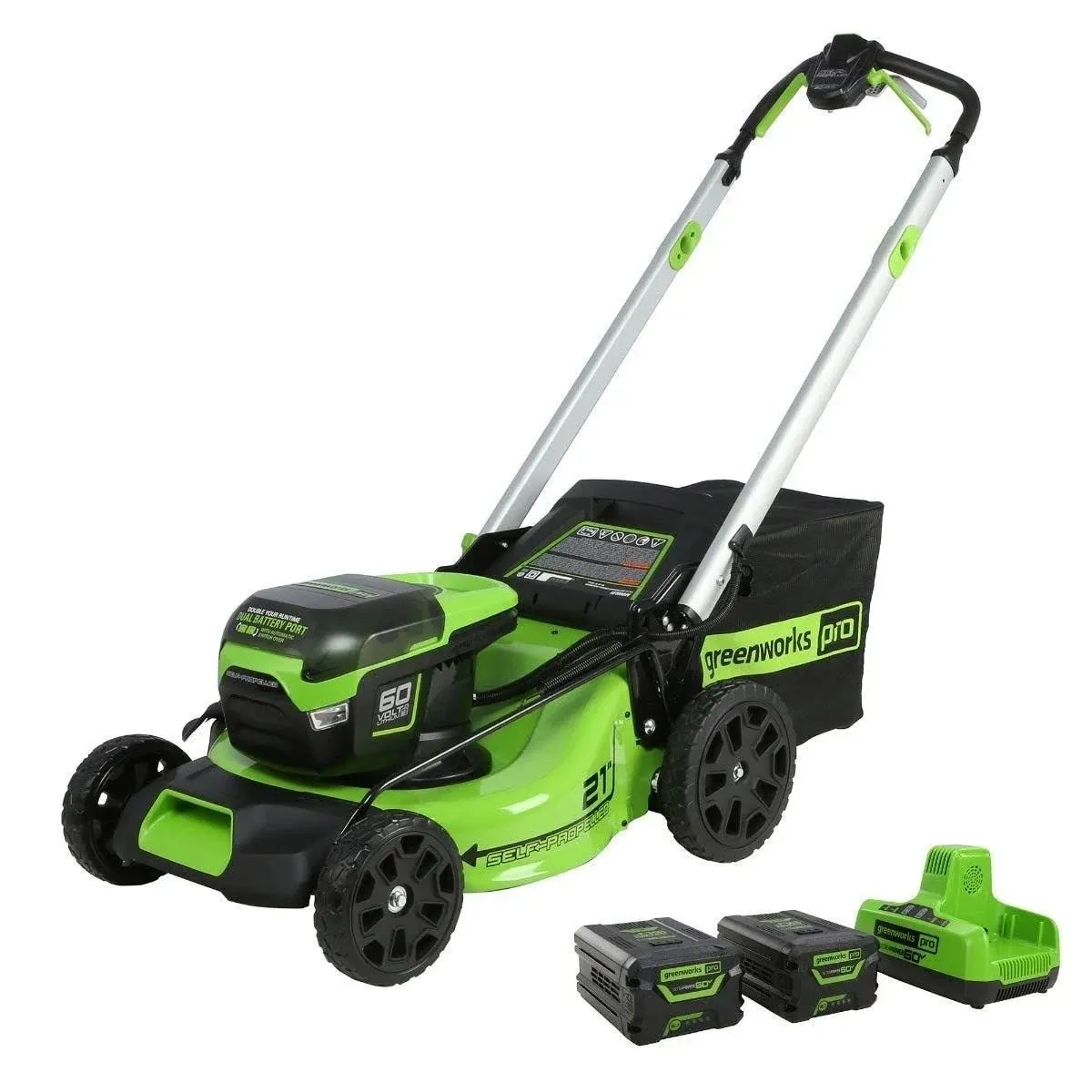 Greenworks Cortacésped inalámbrico de 60 V 21 pulgadas