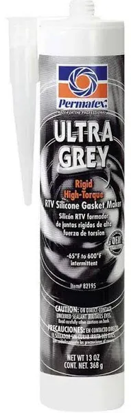 Permatex 82195 Ultra Grey Rigid Torque RTV Silicone Gasket Maker 13oz Cartridge