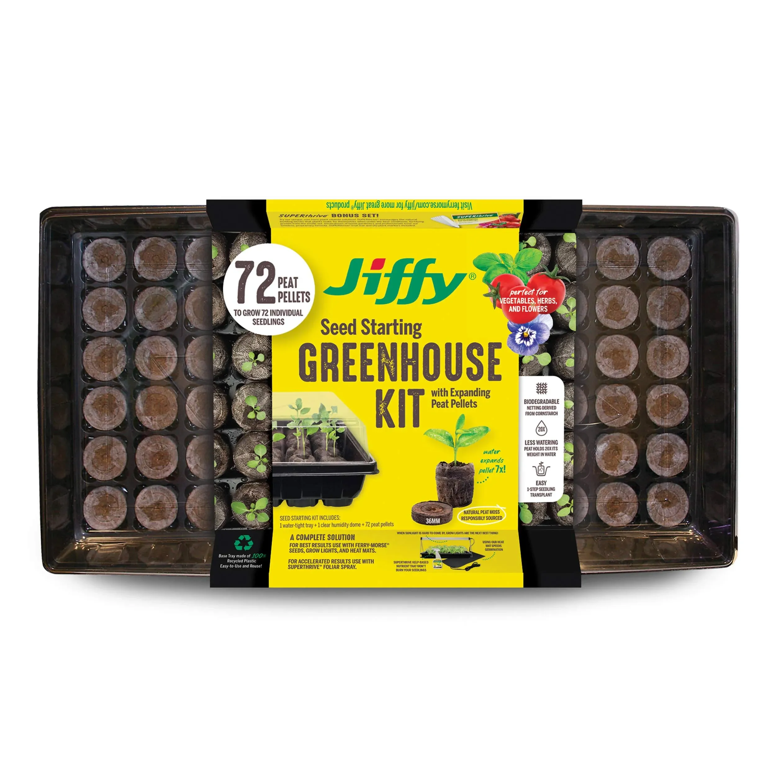 Jiffy Greenhouse Seed Starter Kit