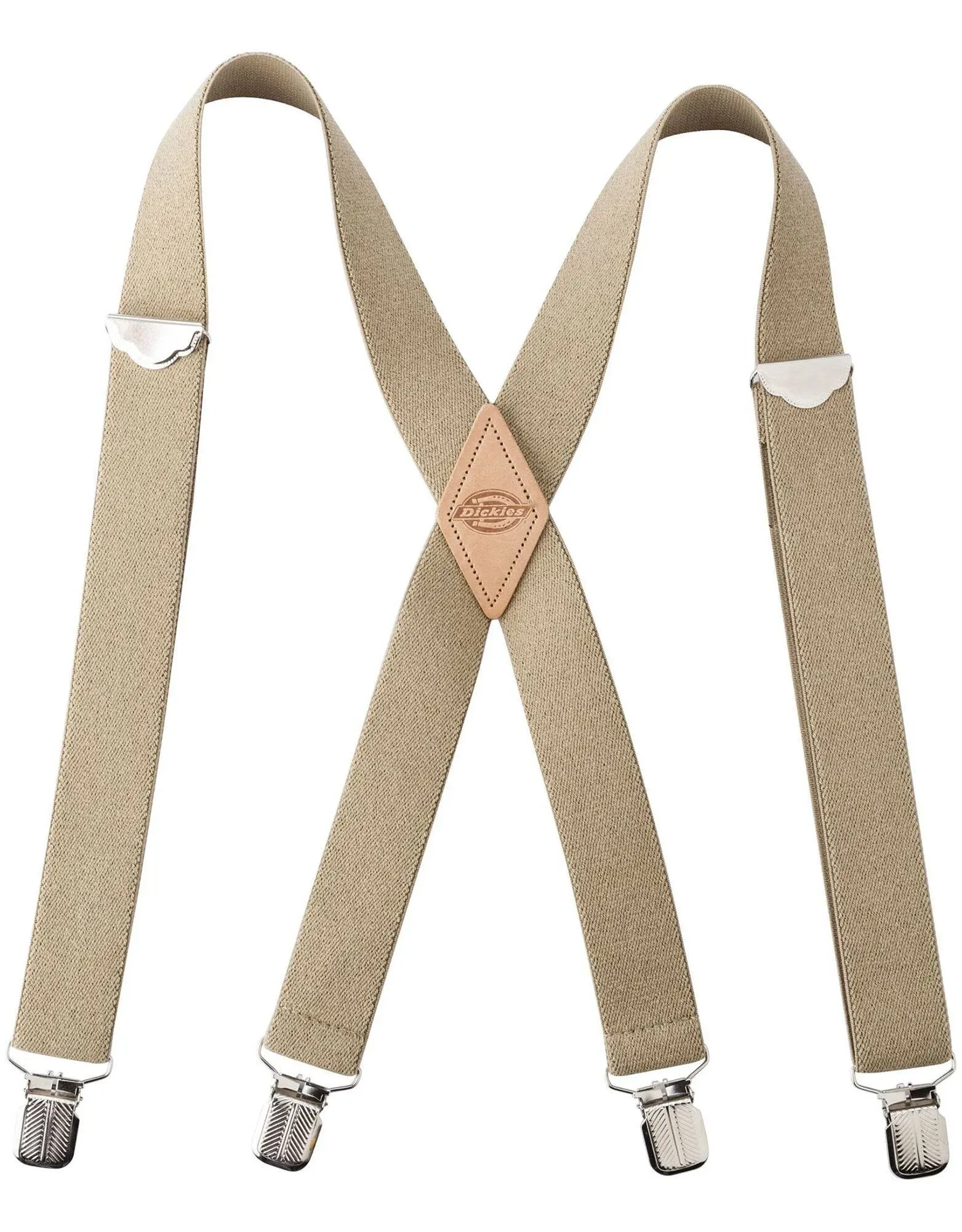 Dickies Men's Elastic X-Back Heavy Duty Clip-End Work Suspender Braces