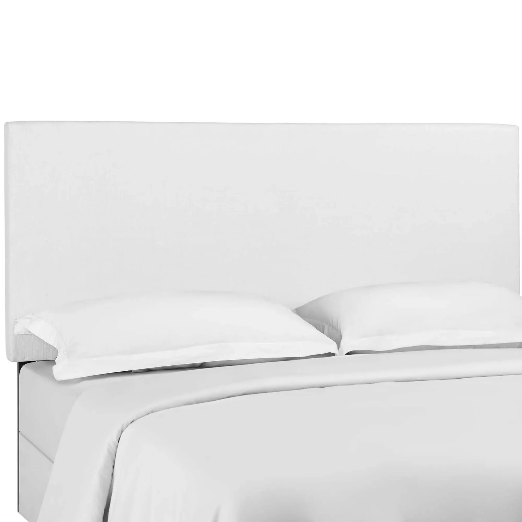 White Taylor King and California King Upholstered Linen Fabric Headboard - Transitional - Headboards - by First of a Kind USA Inc | Houzz