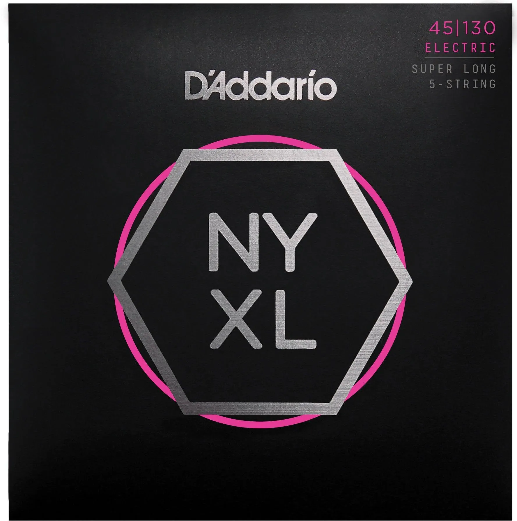 D'Addario NYXL45130 Bass Regular Light 5-String 45-130