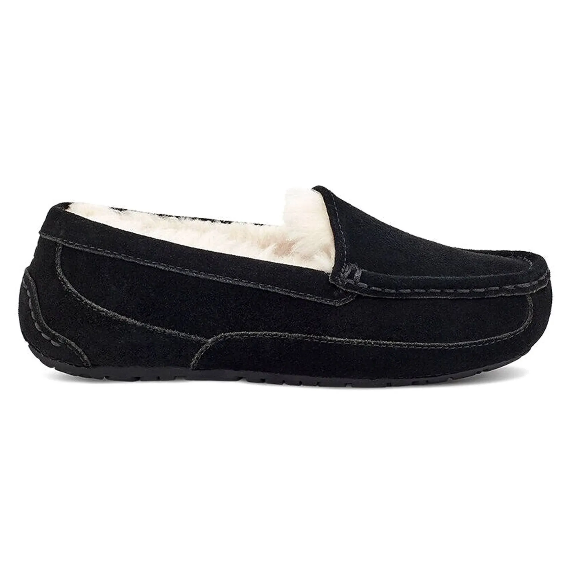 Kids' Ugg Ascot Slippers 6 Black Suede