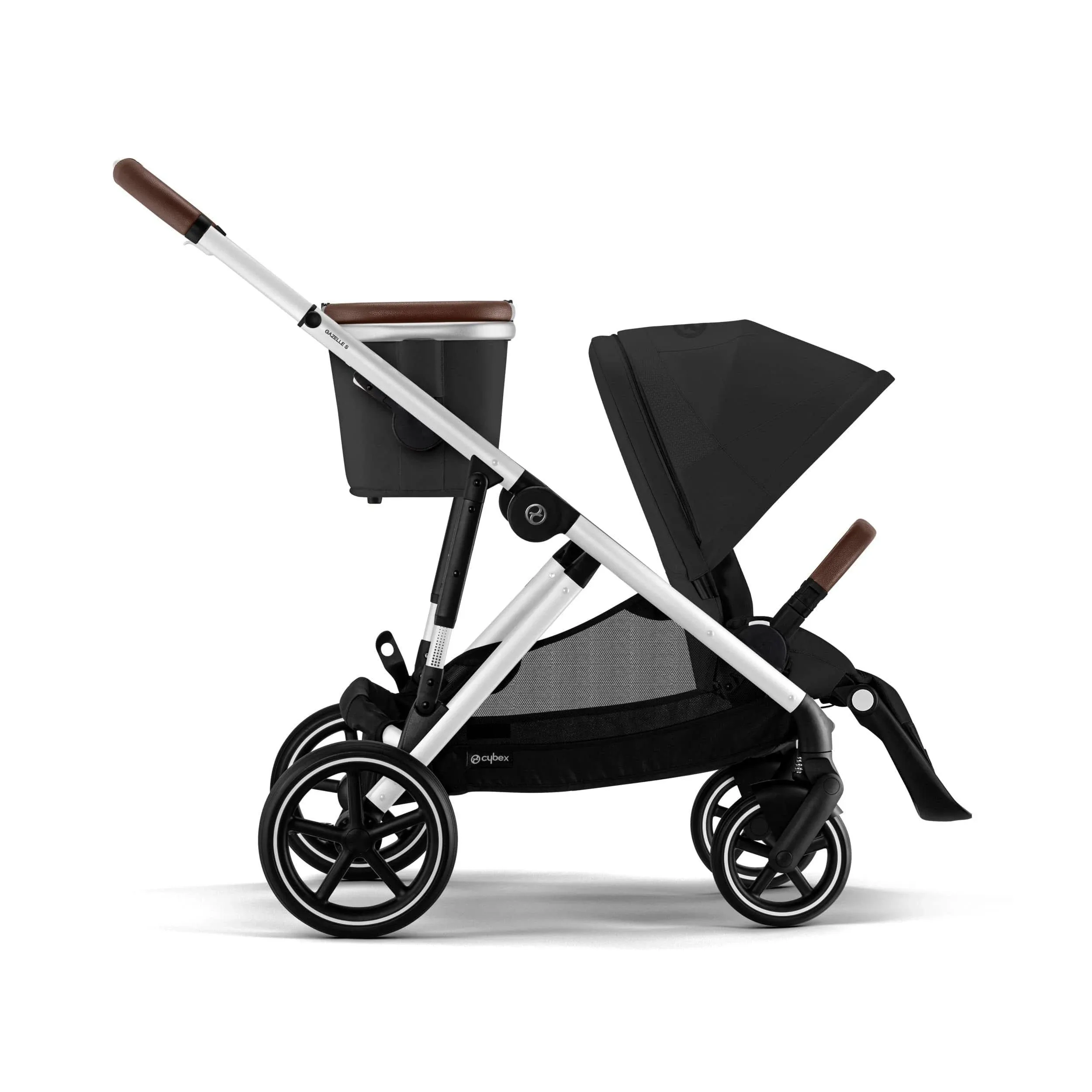 Cybex Gazelle S 2 Stroller - Moon Black (Black Frame)