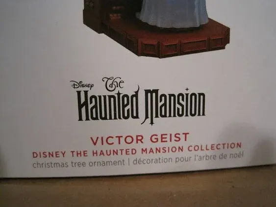 2023 HALLMARK KEEPSAKE ORNAMENT DISNEY THE HAUNTED MANSION VICTOR GEIST