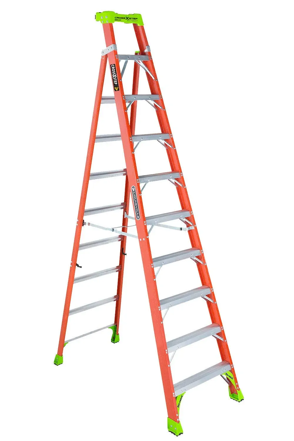 Louisville 10' Step Ladder iA 300lbs Fiberglass FS1510